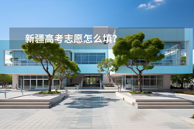 新疆高考志愿怎么填？